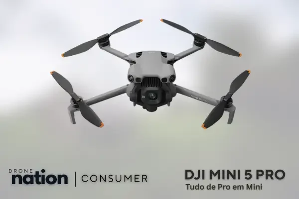 Drone DJI Mini 5 Pro – ultracompacto, ideal para conteúdo aéreo de alta qualidade